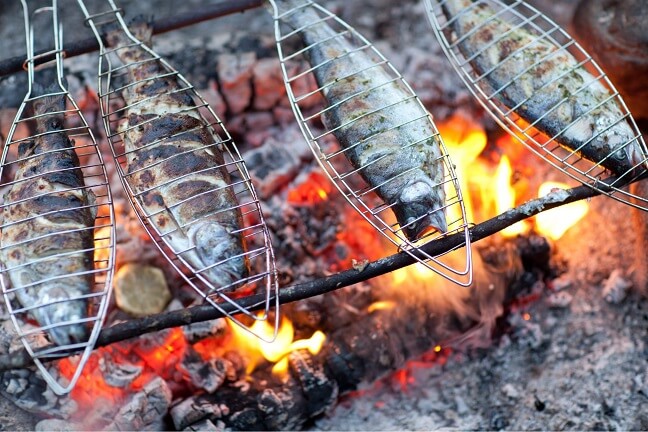 Clean-and-Cook-Fish-at-Campfire