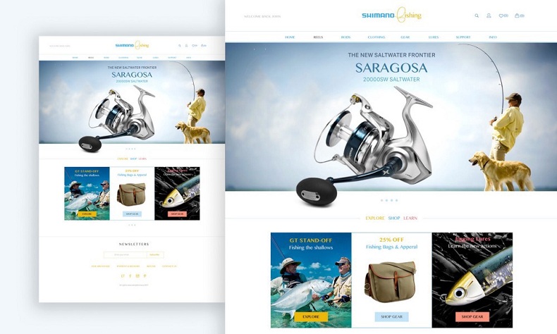 Fishing e-Commerce Website
